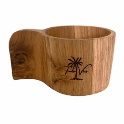 TEAK WOOD MUG #1