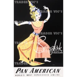 BANGKOK PAN AM POSTER
