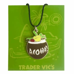 ALOHA CLOISONNE PENDANT