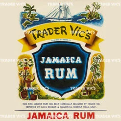JAMAICA RUM LABEL PRINT