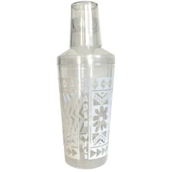 TAPA PATTERN COCKTAIL SHAKER (PLASTIC)