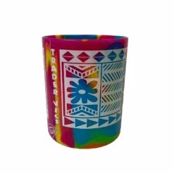 TIE DYE ROCKS GLASS (SILICONE)