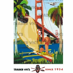 TRADER VIC'S GOLDEN GATE POSTER