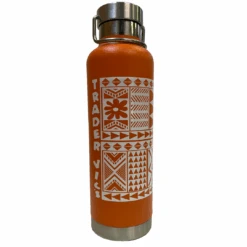 STAINLESS STEEL TAPA PATTERN WATER BOTTLE (3 Colors To Choose From)